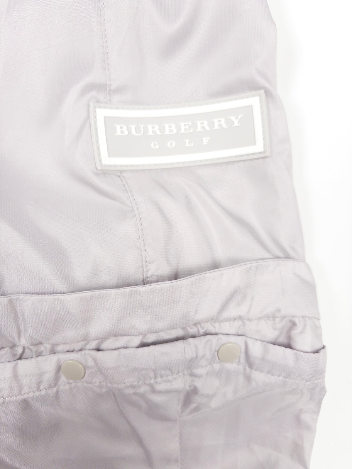 Burberry 2-Way Nylon Windbreaker, Size XL