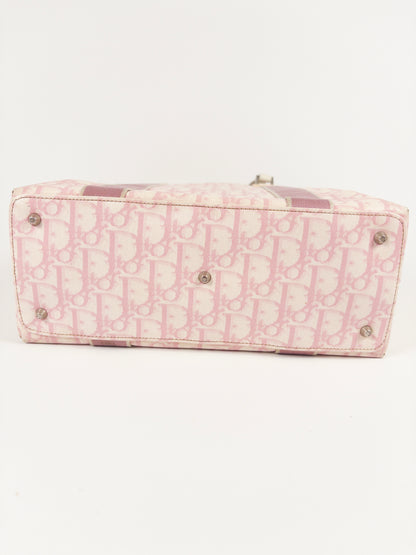 Dior No 2 Pink Monogram Trotter Shopper Tote Bag