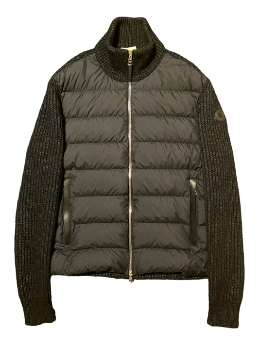 Moncler Down Cardigan Black Label 2023 Model