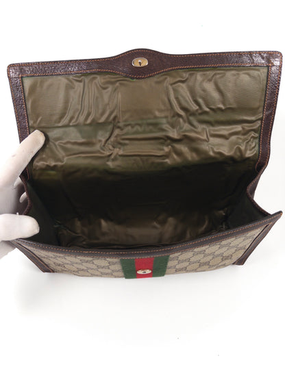 Gucci Sherry Line Supreme Clutch Bag