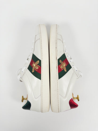 Gucci Ace Bee Sneaker (EU 44 - Wide fit)