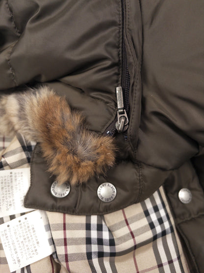 Burberry Nova Check Down Jacket, Brown