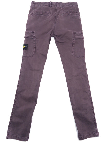 Stone Island burgundy Cargo Pants