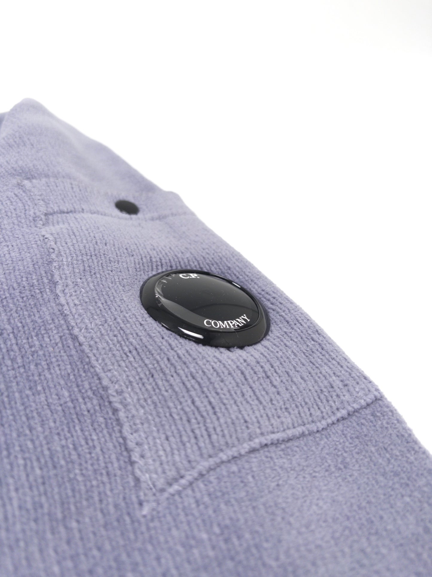C.P. Company Cotton Chenille Crew Neck Sweatshirt - Lavender