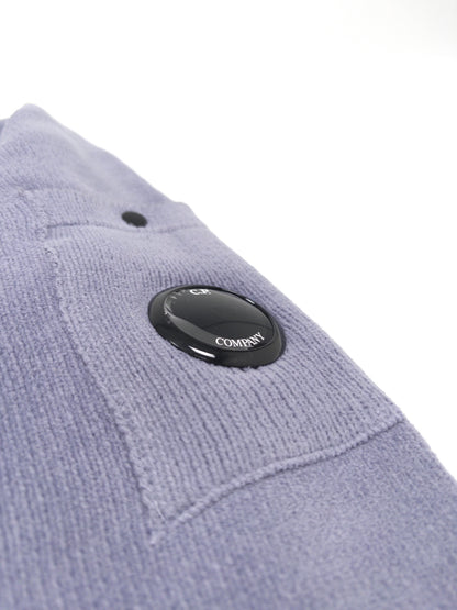 C.P. Company Cotton Chenille Crew Neck Sweatshirt - Lavender