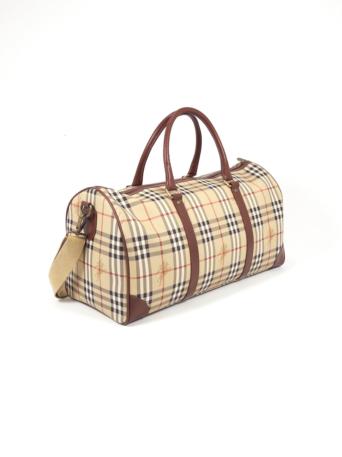 Burberry Nova Check Boston Bag