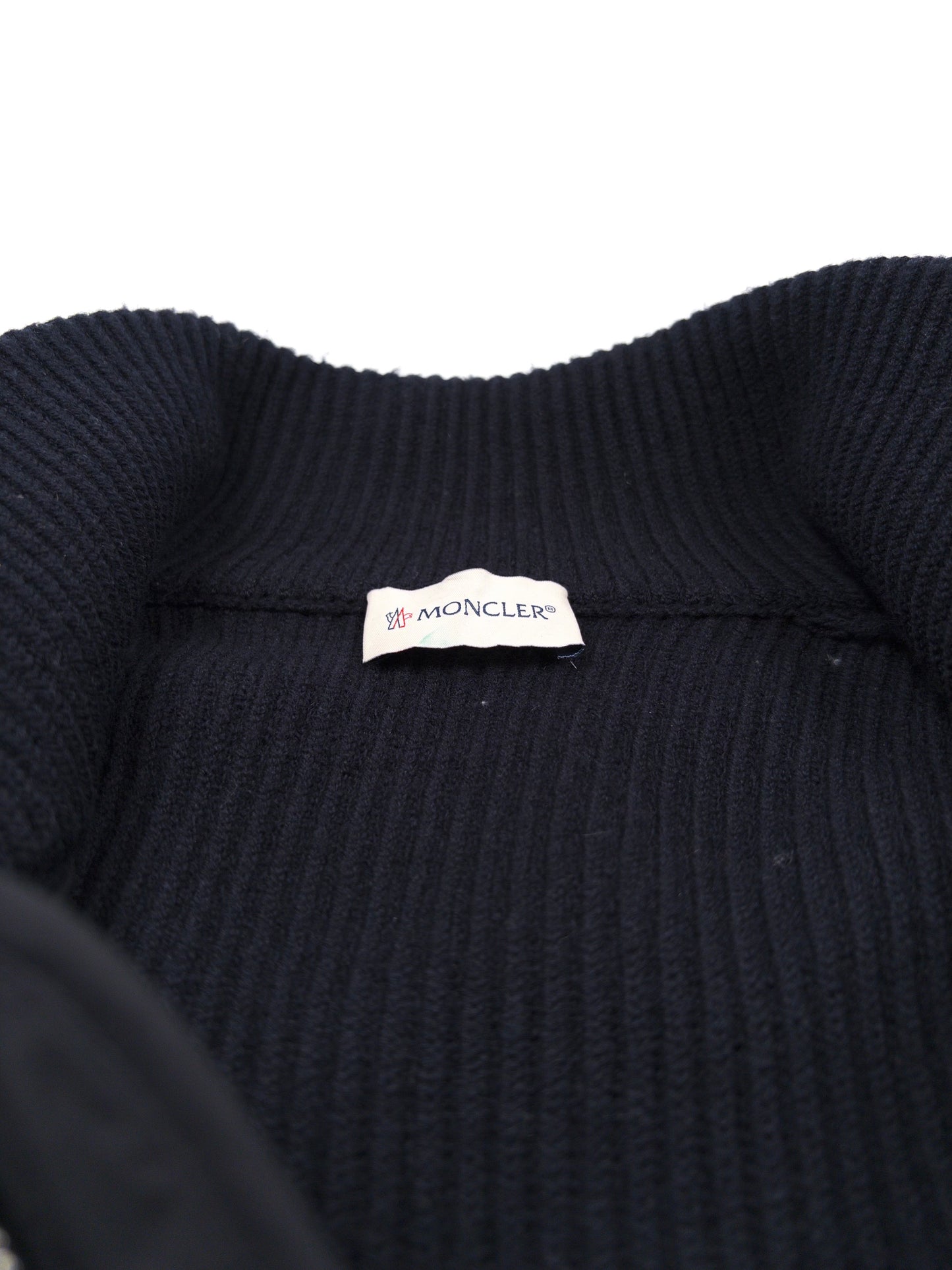 Moncler Down Cardigan - Navy (Fits L)