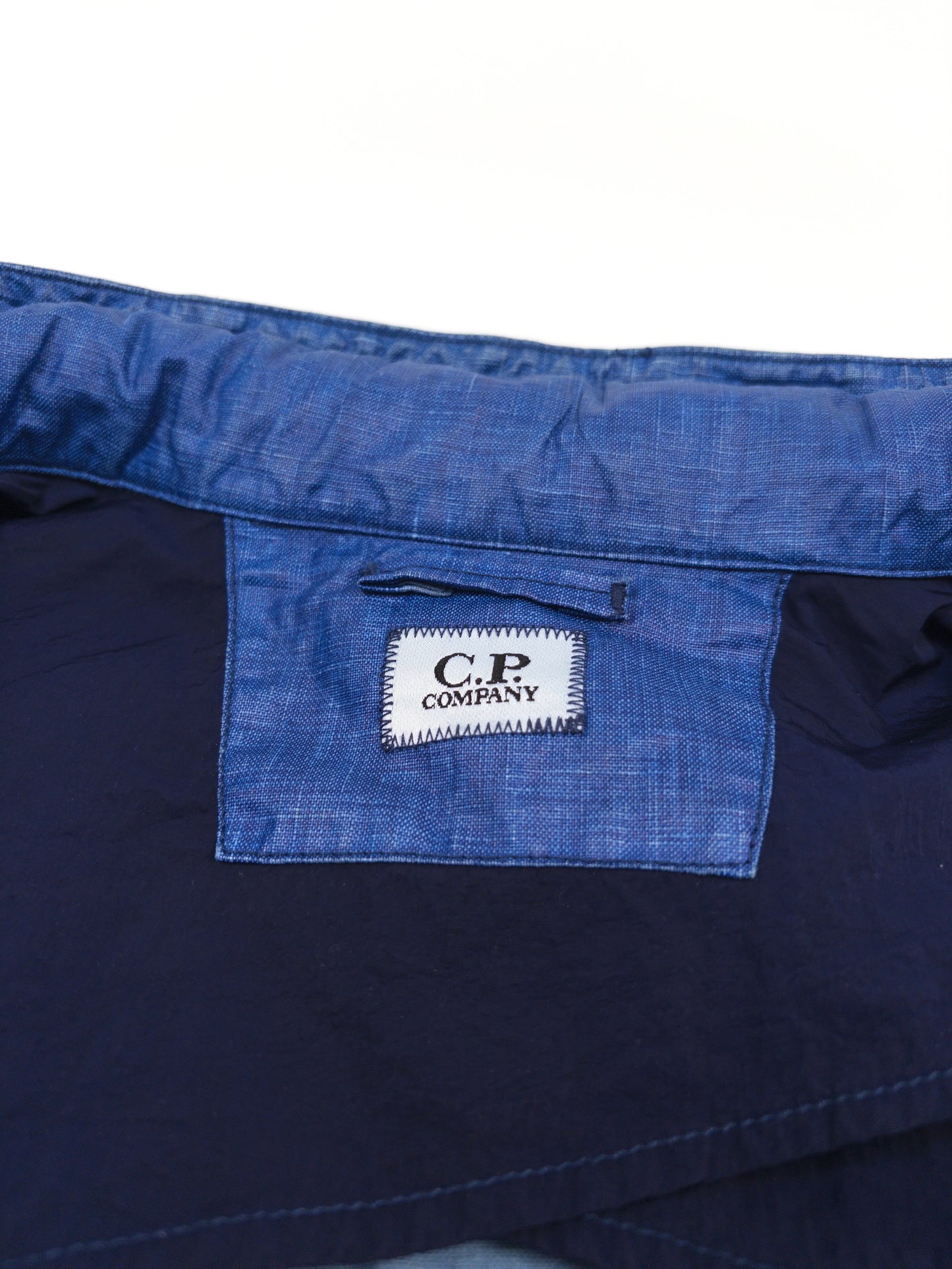 C.P. Company Lino Wax Blue Jacket