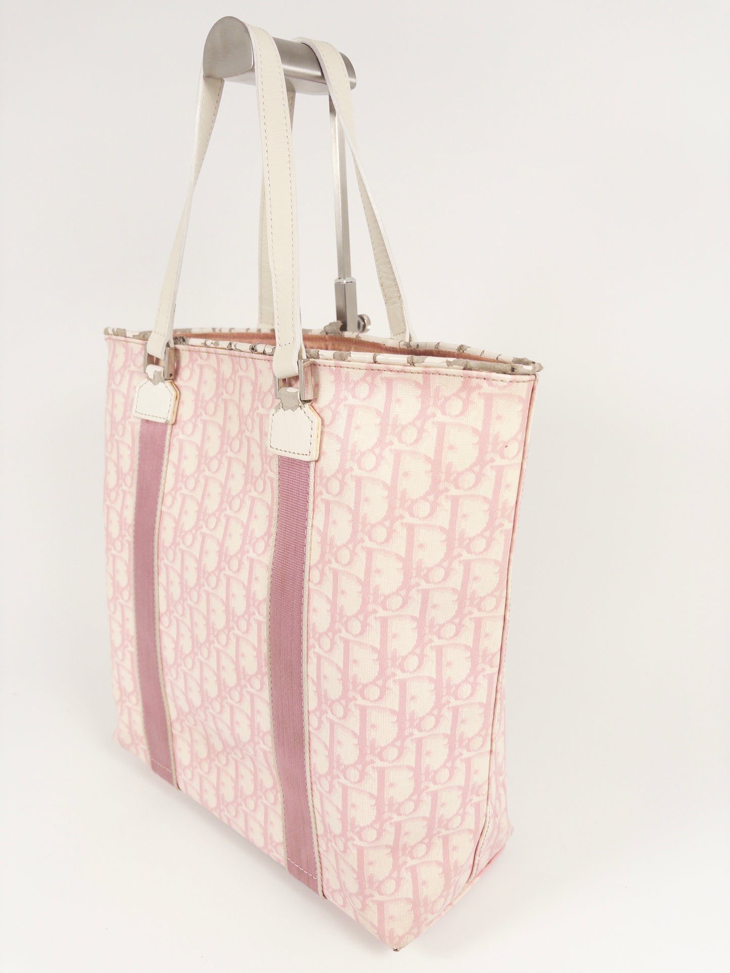 Dior No 2 Pink Monogram Trotter Shopper Tote Bag