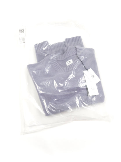 C.P. Company Cotton Chenille Crew Neck Sweatshirt - Lavender