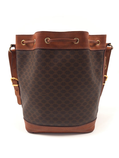 Celine Macadam Drawstring Shoulder Bag