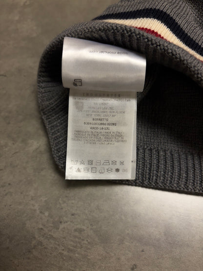 Moncler Tricolor Wool Beanie