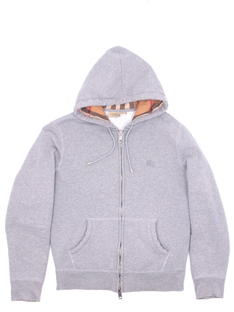 Burberry Check Zip Hoodie