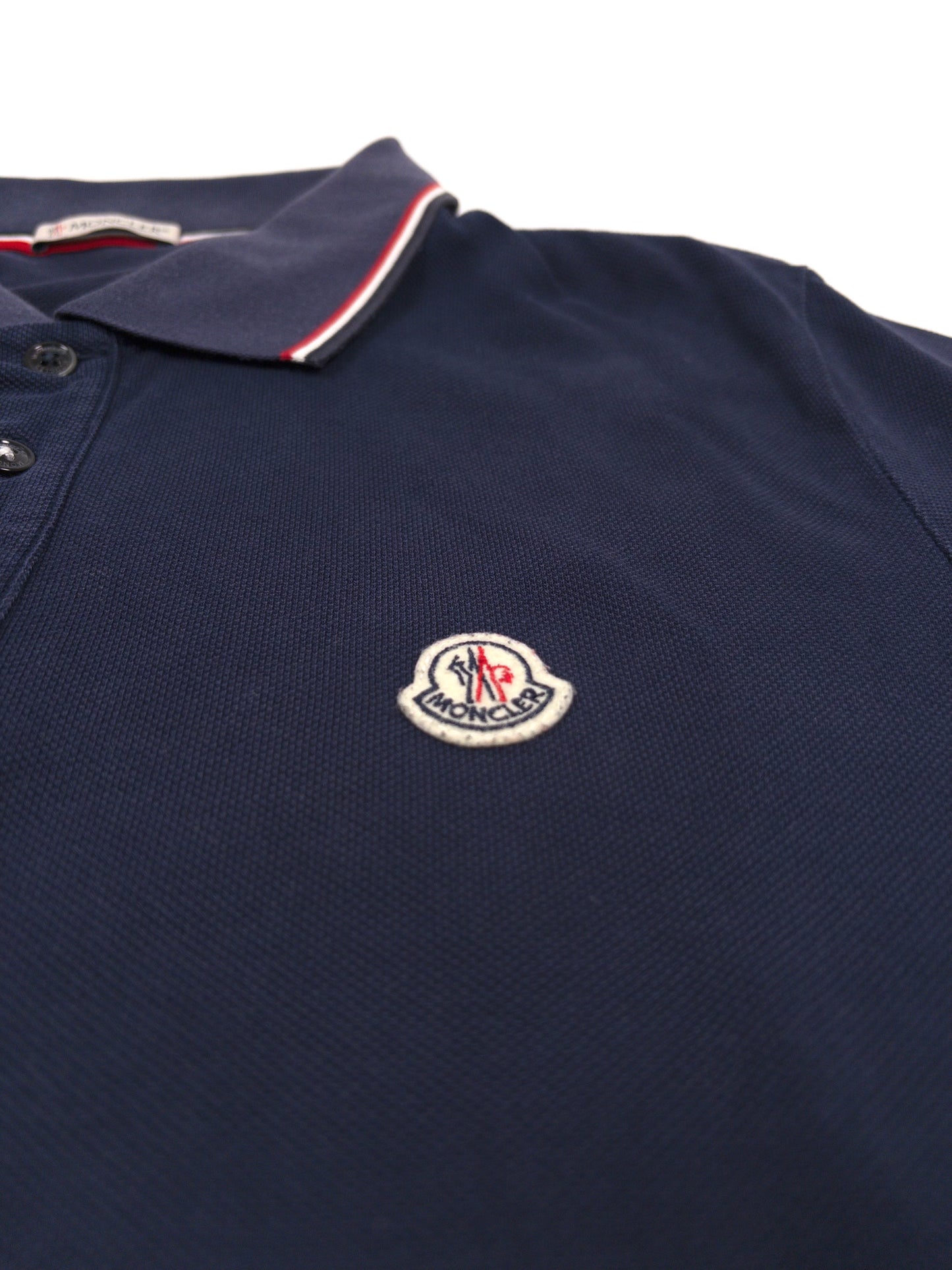 Moncler Polo Shirt Blue