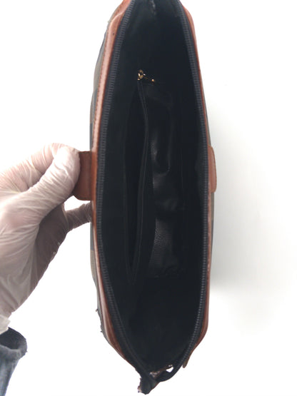 Fendi Pequot Stripe Clutch from the 80s