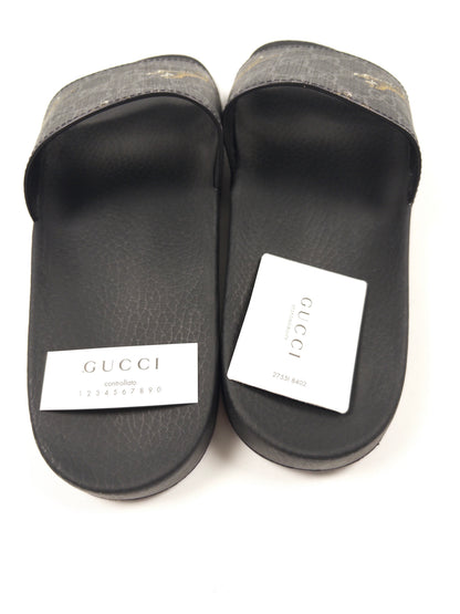 Gucci GG Supreme Tiger Sliders