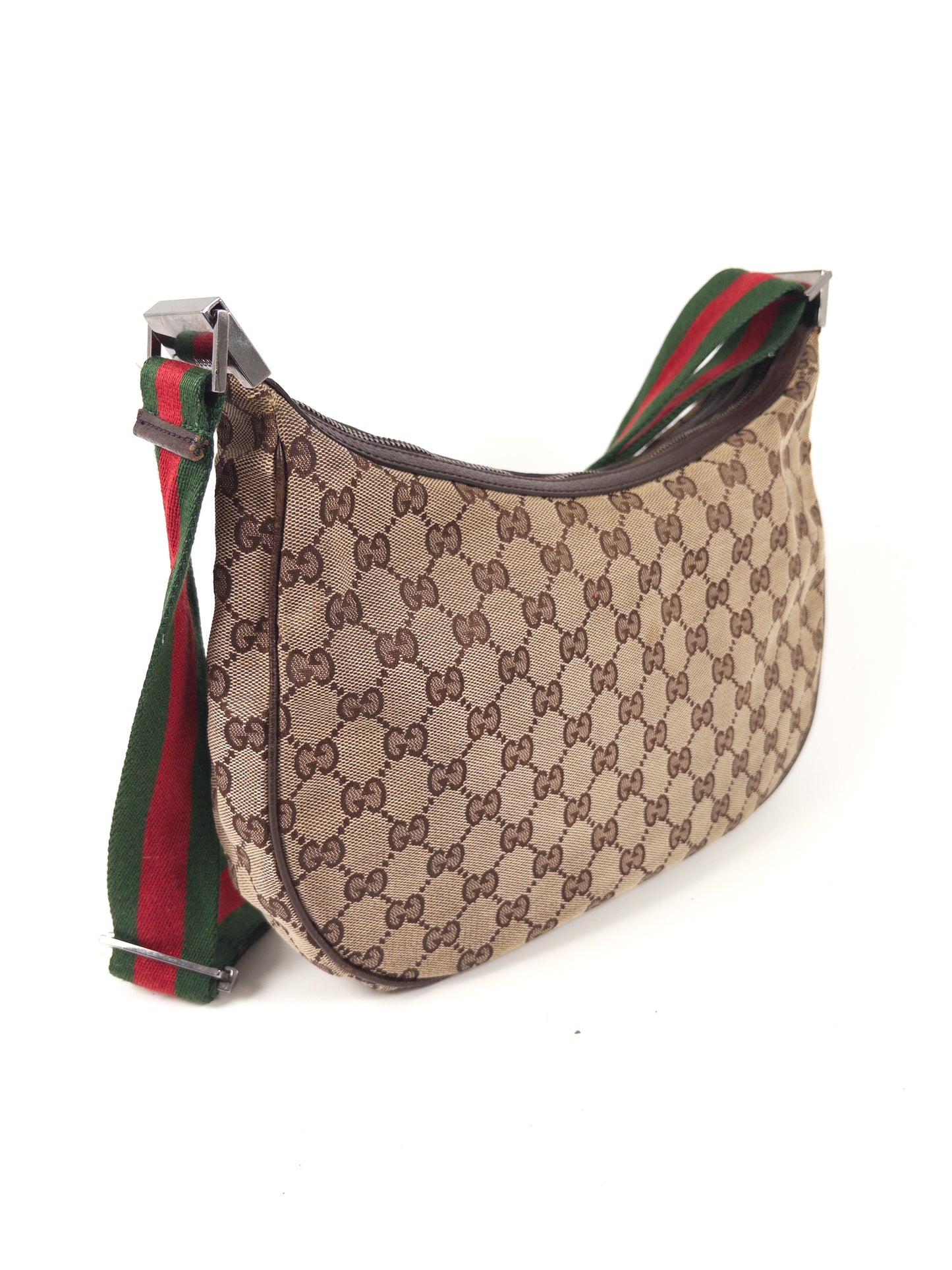 Gucci GG Canvas Sherry Line Shoulder Bag