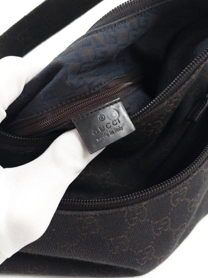Gucci GG Denim Shoulder Bag - Vintage