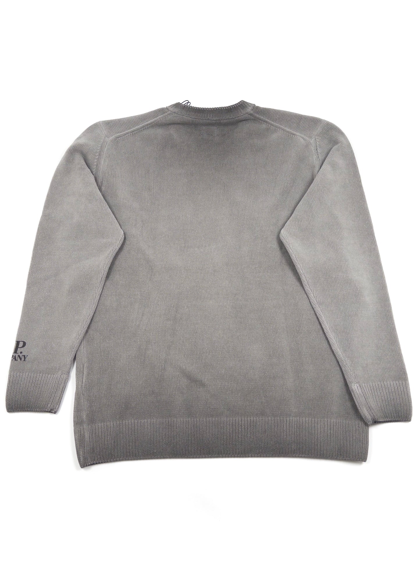 C.P. Company Reverse Plat Crew Neck Sweatshirt - Grey