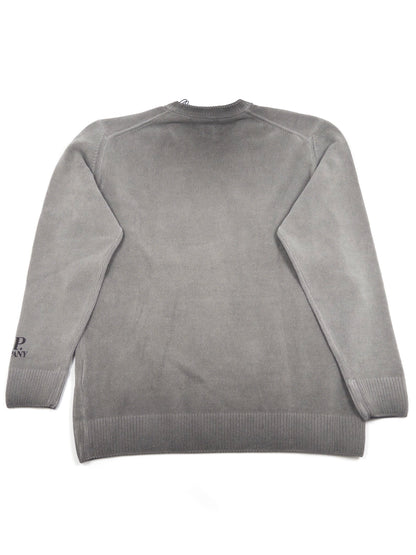 C.P. Company Reverse Plat Crew Neck Sweatshirt - Grey