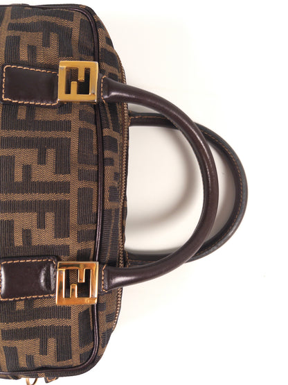 Fendi Zucca FF Top Handbag Vintage