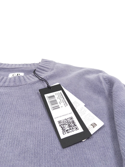C.P. Company Cotton Chenille Crew Neck Sweatshirt - Lavender