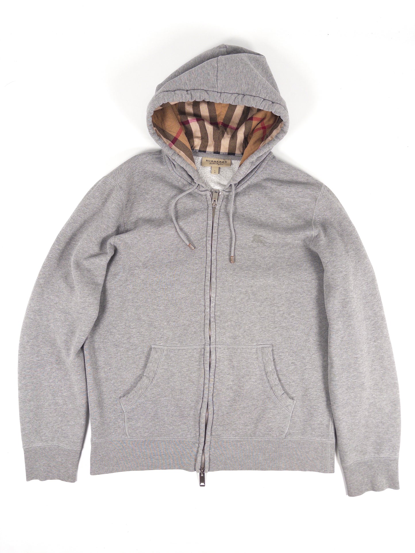 Burberry Check Zip Hoodie