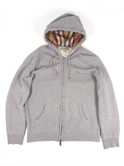 Burberry Check Zip Hoodie