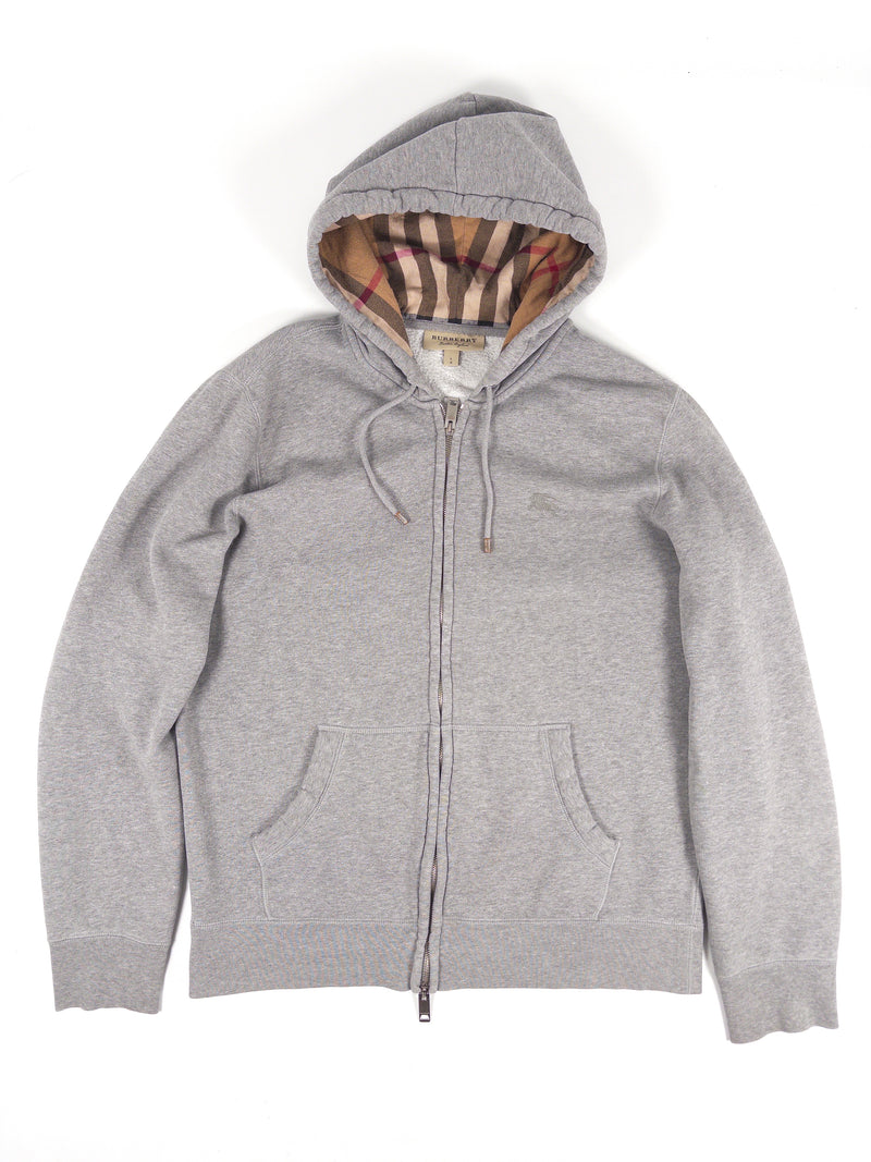 Burberry Check Zip Hoodie