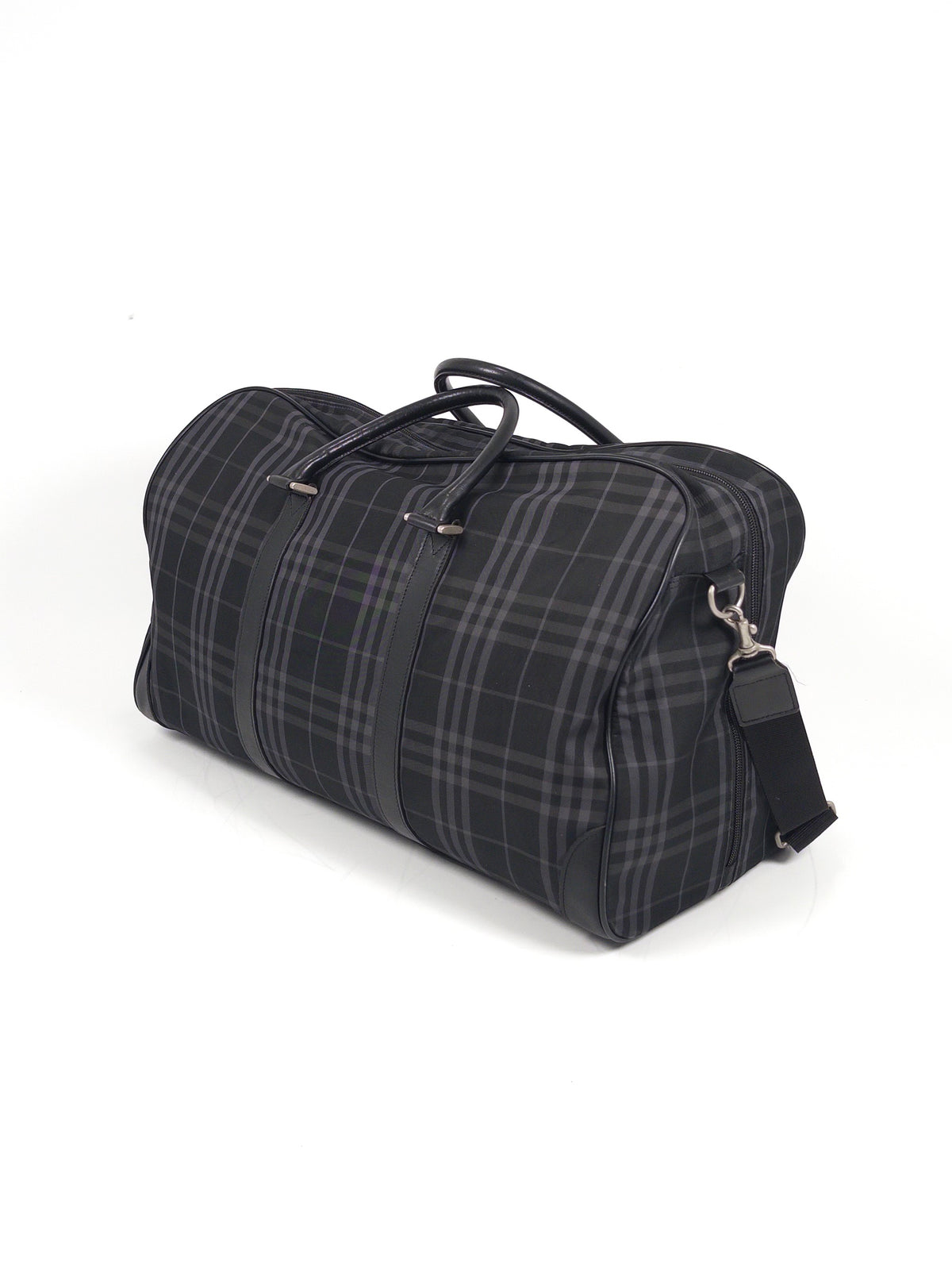 Burberry Check Boston Bag