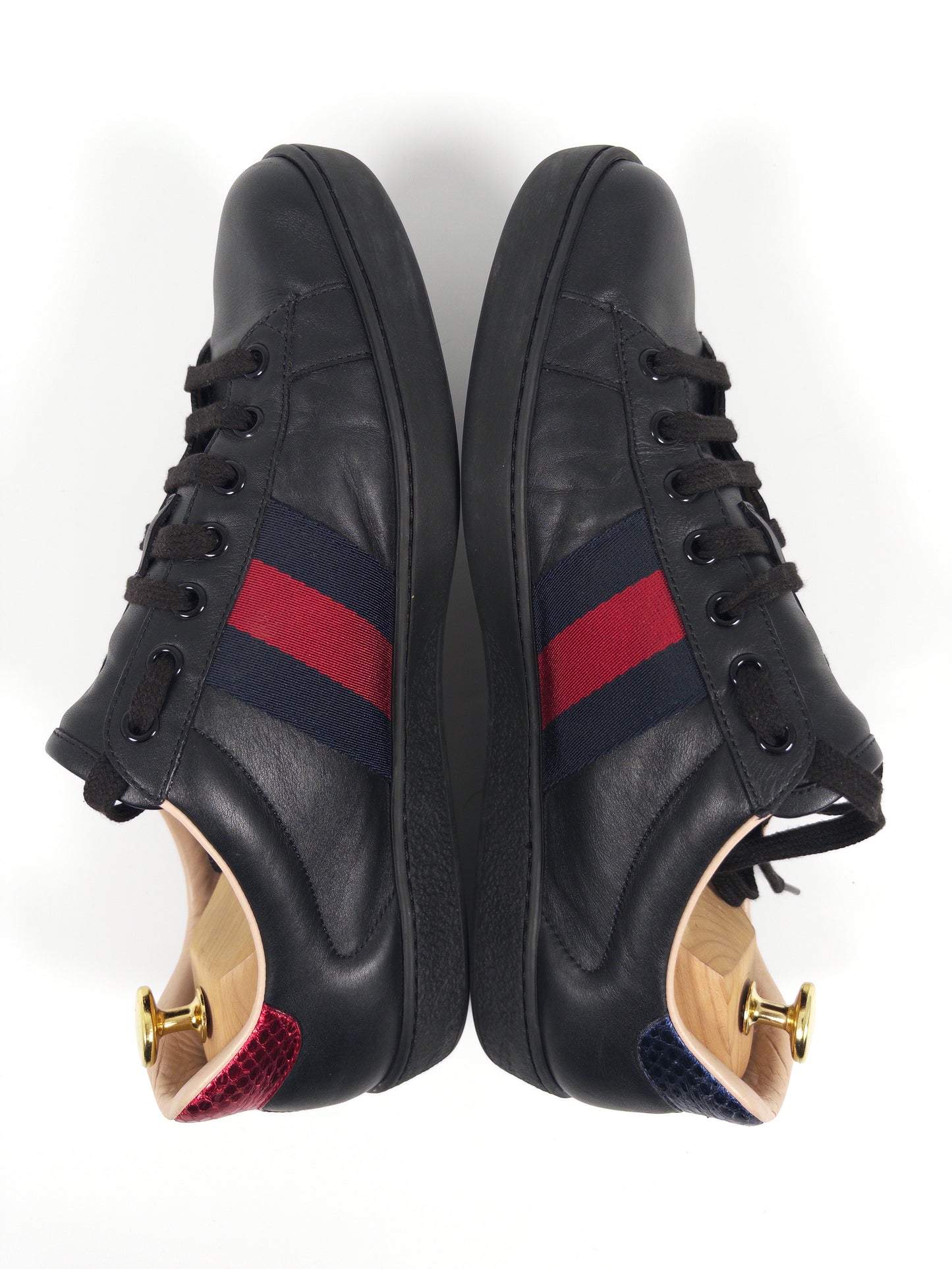 Gucci Ace Black Bee Sneakers (EU 43