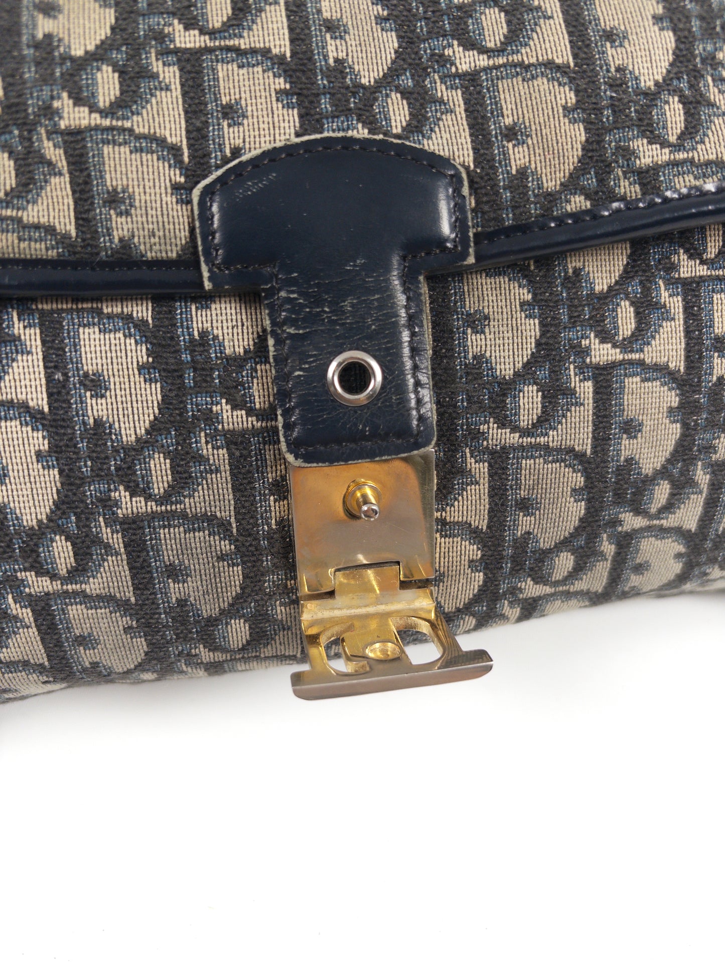 Christian Dior Trotter Canvas Shoulder Bag