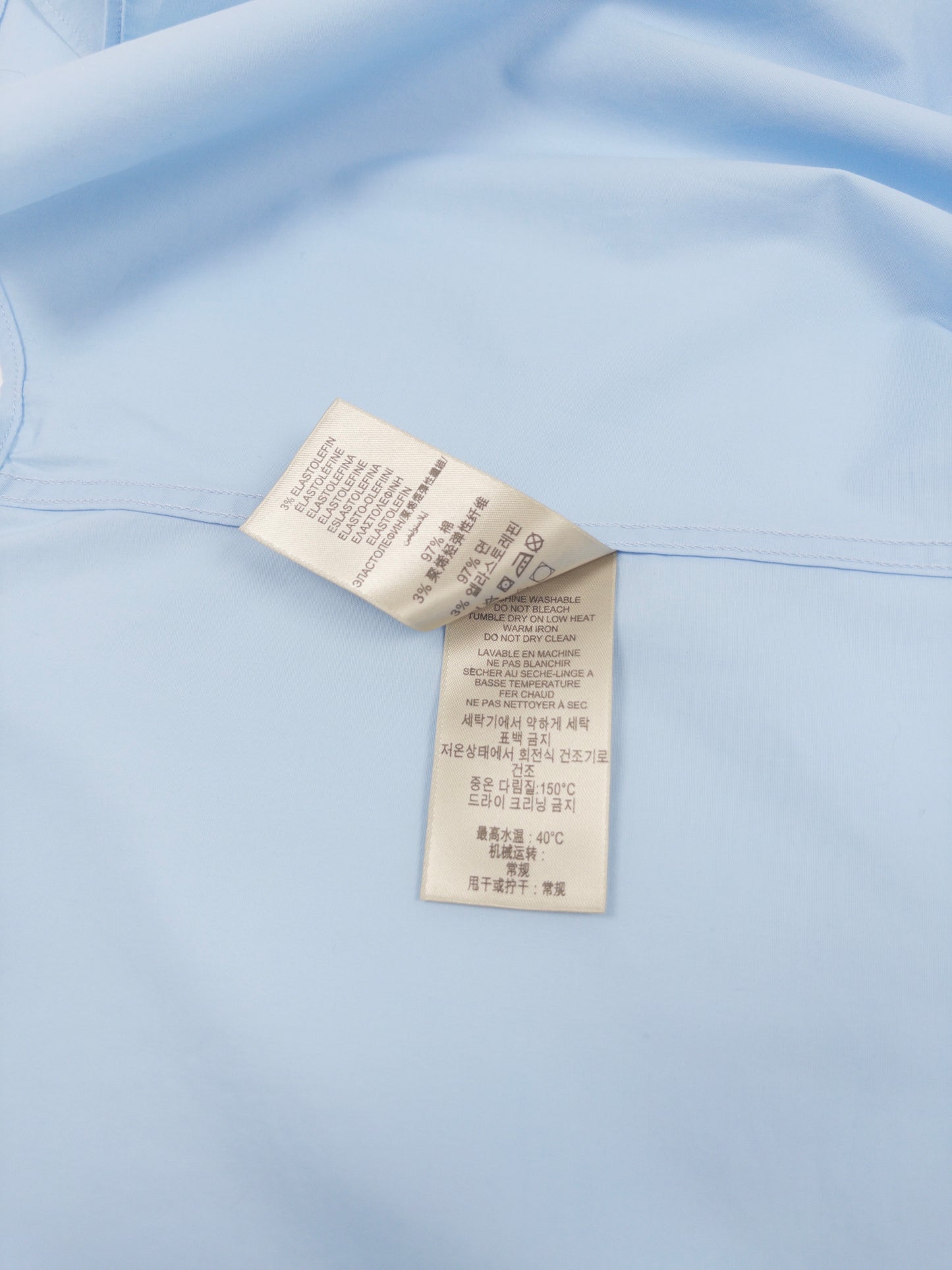 Burberry Check Shirt Blue