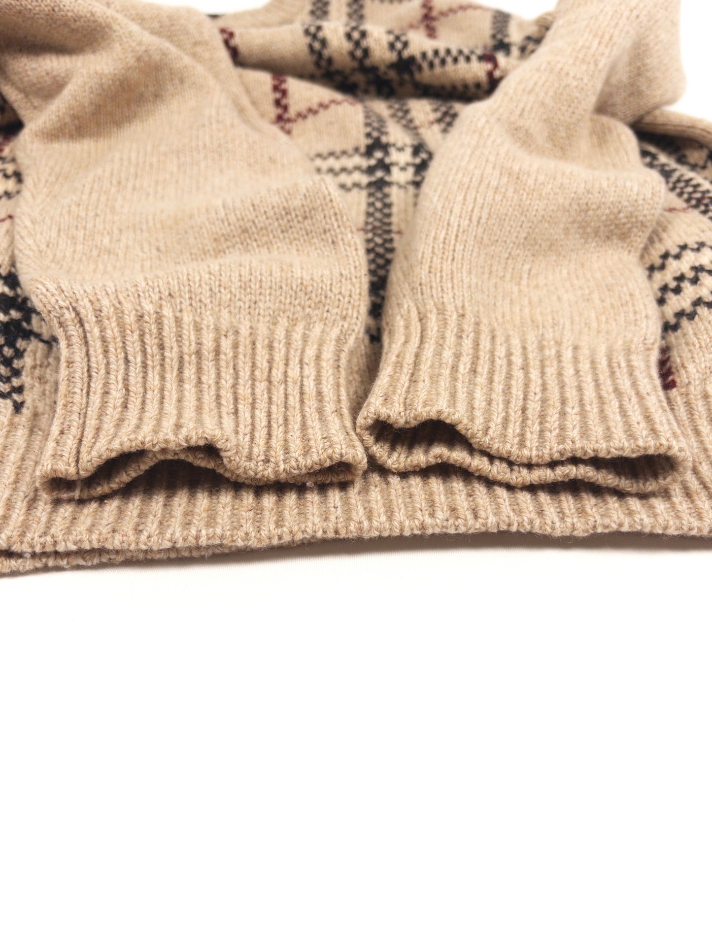 Burberry Check Knitted Sweatshirt