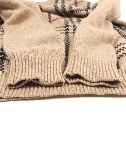 Burberry Check Knitted Sweatshirt