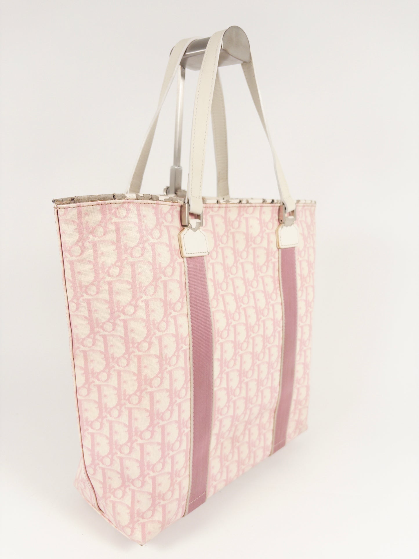 Dior No 2 Pink Monogram Trotter Shopper Tote Bag