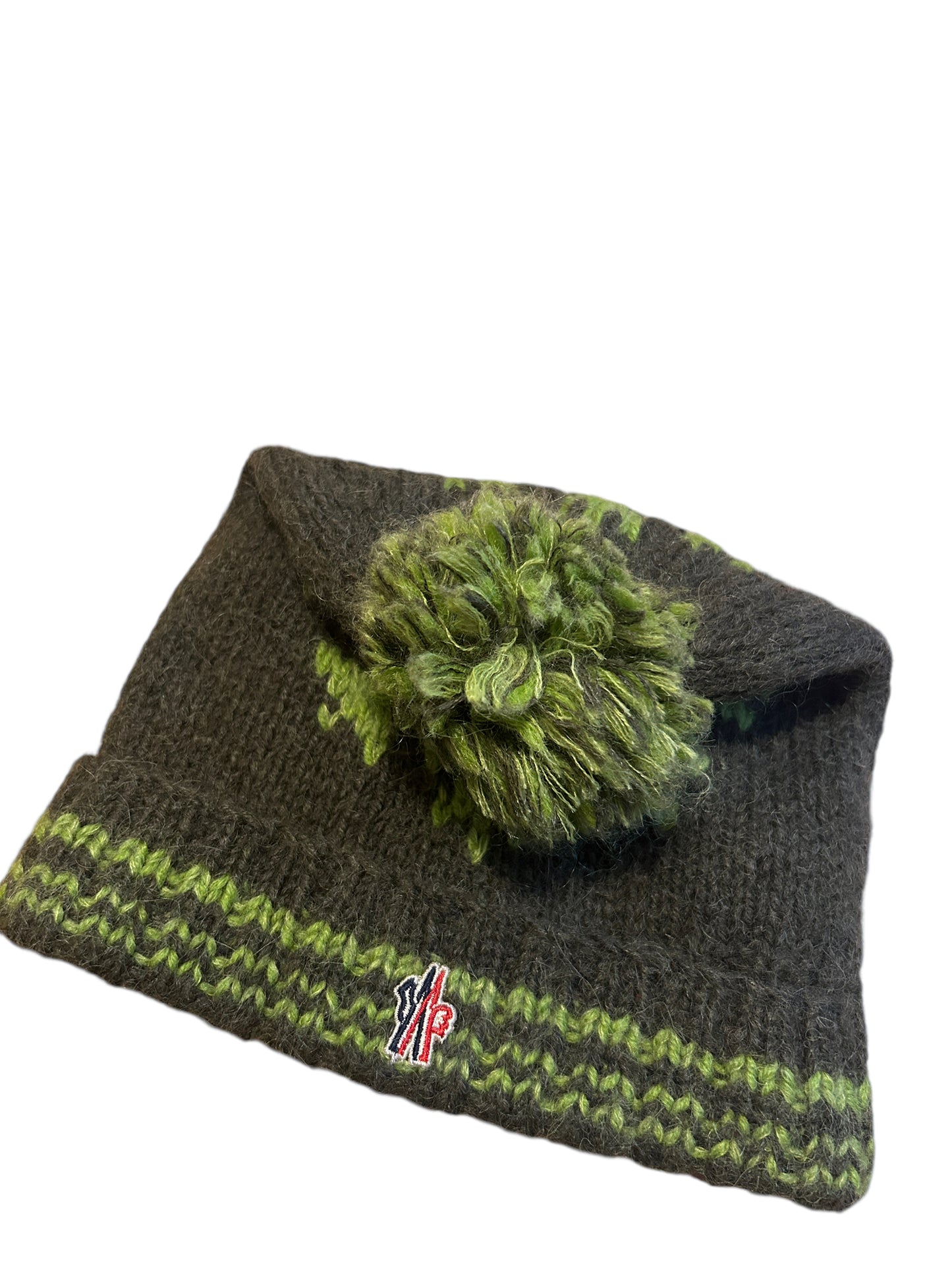 Moncler Grenoble Green Beanie