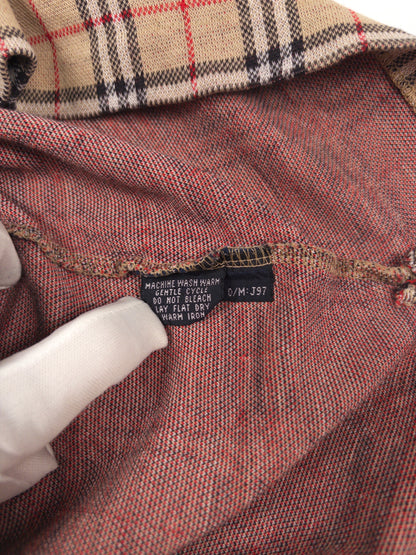 Burberry Check Long-Sleeved Polo Shirt