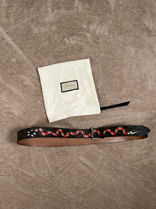 Gucci GG Snake Belt
