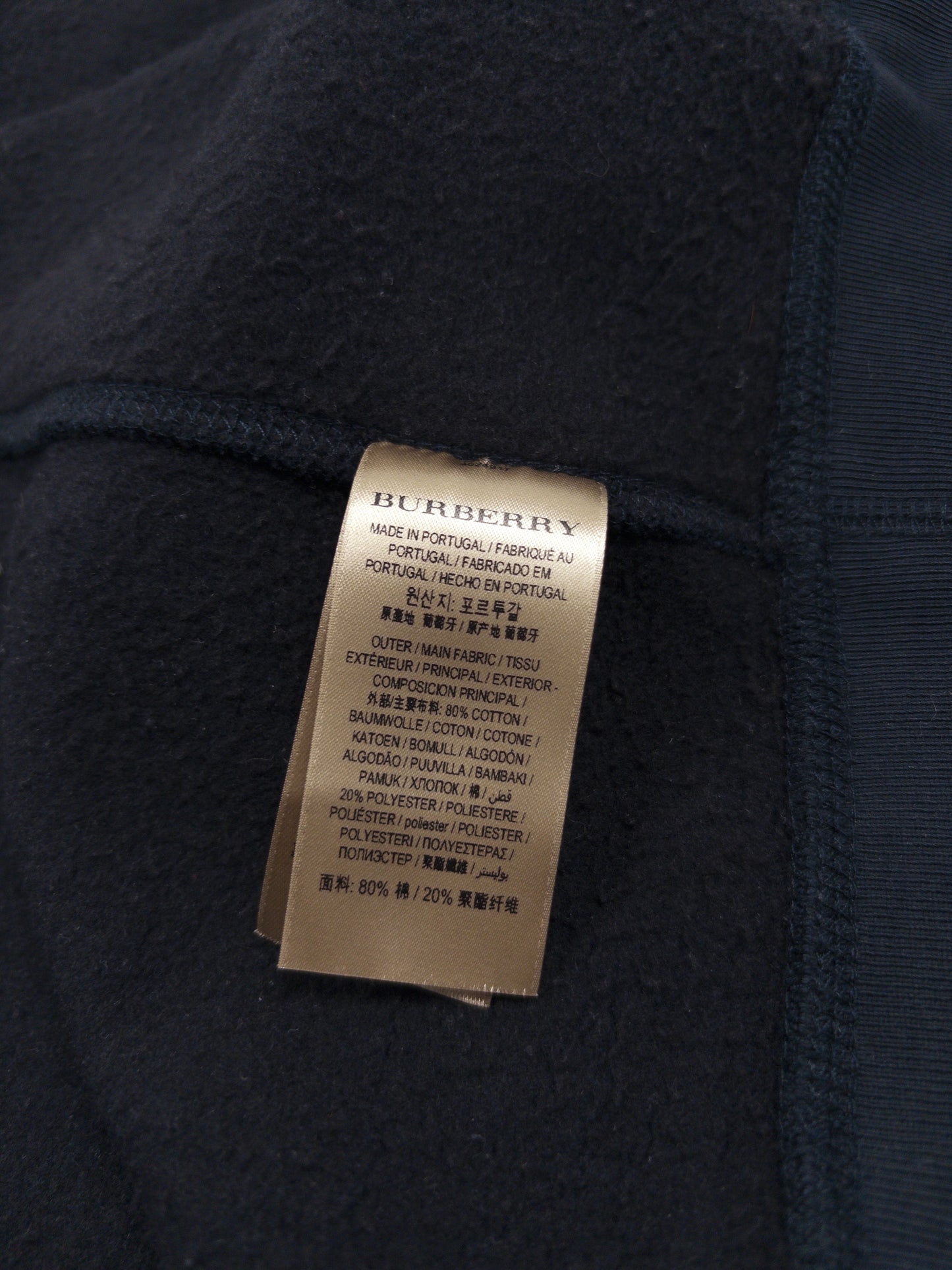 Burberry Check Zip Hoodie