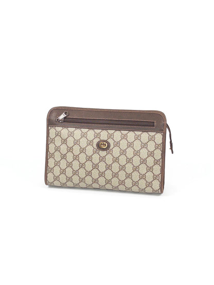 Gucci GG Supreme Clutch Bag