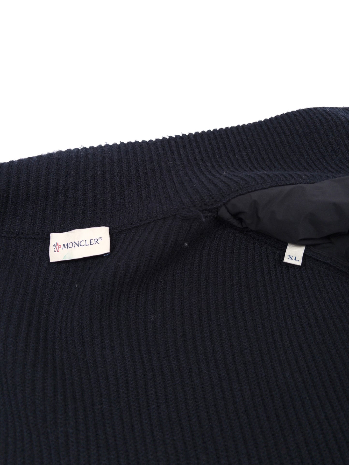 Moncler Down Cardigan - Navy (Fits L)
