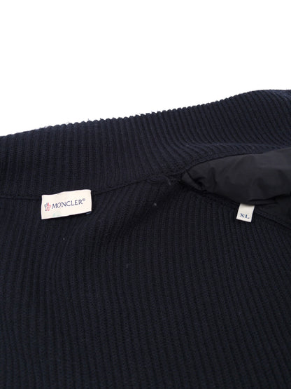 Moncler Down Cardigan - Navy (Fits L)
