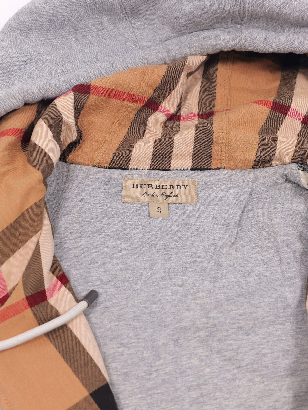 Burberry Check Zip Hoodie