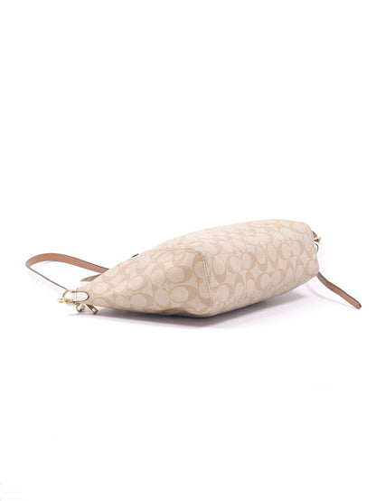 Coach Kelsey Satchel in Signature Canvas with Wristlet