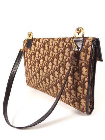 Christian Dior Trotter Canvas Shoulder Bag