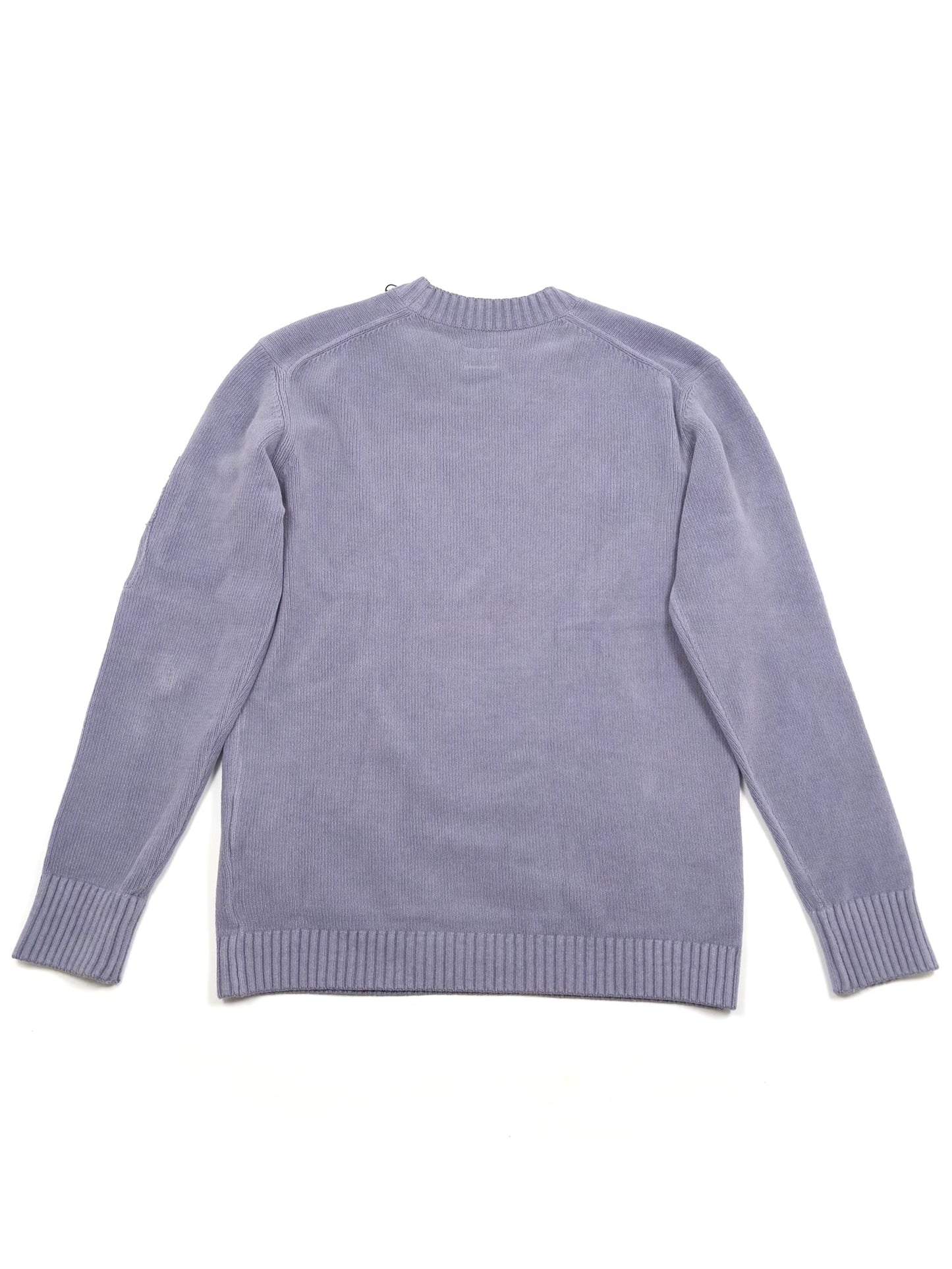 C.P. Company Cotton Chenille Crew Neck Sweatshirt - Lavender