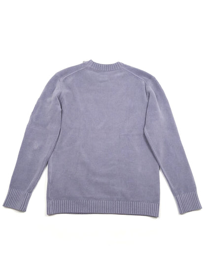 C.P. Company Cotton Chenille Crew Neck Sweatshirt - Lavender