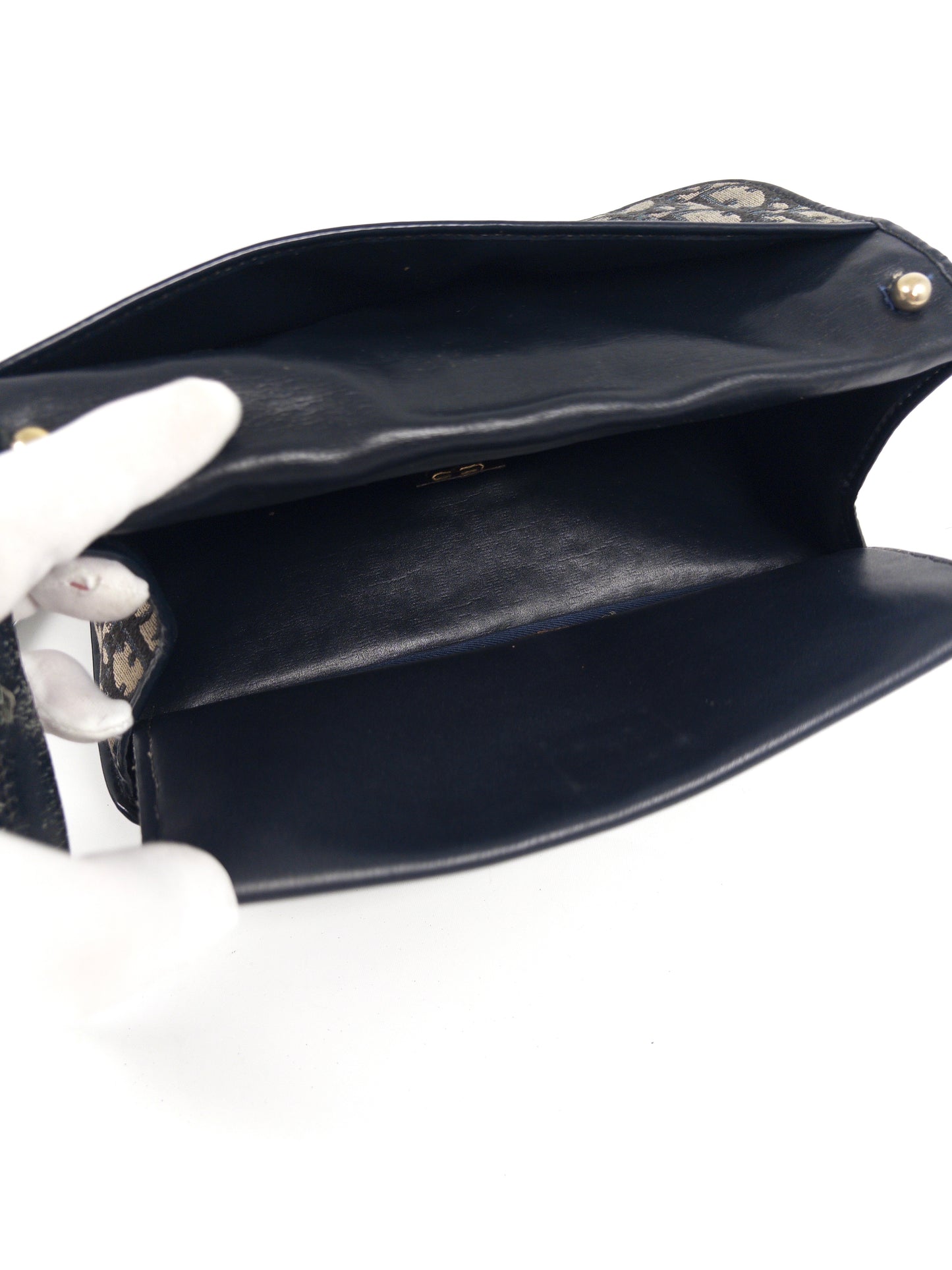 Christian Dior Trotter Canvas Shoulder Bag