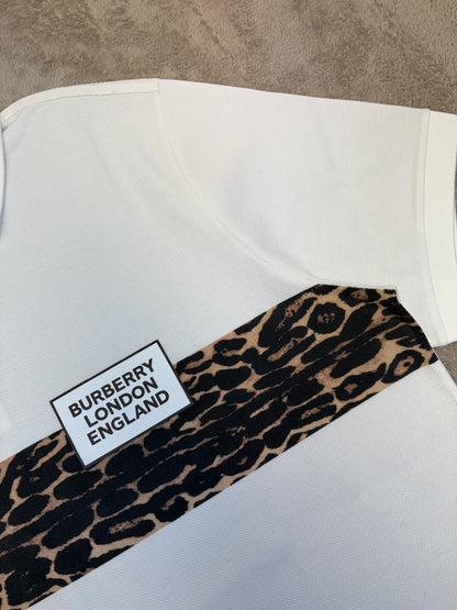 Burberry Leopard Polo Shirt